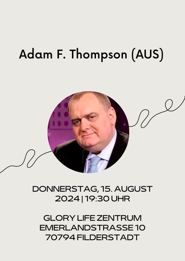 Prophetischer Abend mit Adam F. Thompson